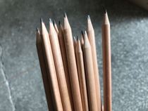 late smart shape original wood color triangle bar primary school students with writing pencil 144 HB easy to cut lead