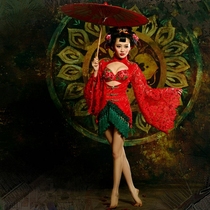 Photo studio sexy theme personal art photo classical photography clothing Chinese style photo photography costume clothing