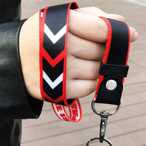 A set of detachable broadband non-strangling neck rope key wrist rope Female personality creative male pendant pendant hanging hand oppo Apple vivo