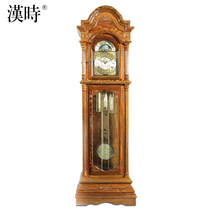 Han time solid wood living room creative floor clock German Hemler movement Rosewood mechanical clock HG4189