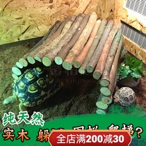 Reptile Box Wooden Natural Dodge Fence Ladder Random Transformation Land Turtle Snake Lizard Reptile Dodge Hole