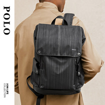 polo backpack mens student schoolbag High School large capacity computer bag anti-splashing travel backpack trend ins