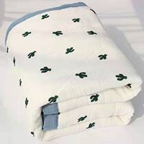 Baby cotton quilt Four Seasons universal gauze childrens quilt childrens cotton spring and autumn winter baby kindergarten nap cover