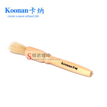 koonan cleaning brush coffee machine cleaning brush wooden handle coffee brush bean cleaning brush
