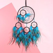 Indian Feather trap dream Net air hanging decoration creative home wall jewelry dormitory supplement dream net pendant Wind Bell