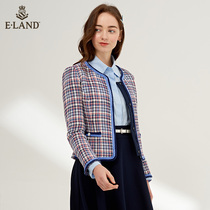 ELAND clothes love early spring sweet ins Wind small fragrant wind knitted short jacket Blazer Blazer slim woman