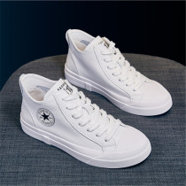 High small white shoes women 2020 Autumn new fashion wild casual white platform cake shoes ins tide