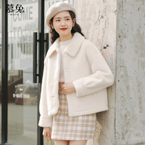 Mu Hensen series imitation mink short coat women Autumn Winter Joker 2021 New Korean loose thick plush jacket