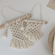 TAN same style hanging blanket ins wall finished products decorated by hand South Korean cotton thread Nordic pendant braided small home