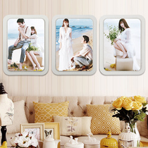 Wedding Photo Crystal photo frame hanging wall bedroom wall hanging wall large photo frame making photo studio photo zoom table custom photo