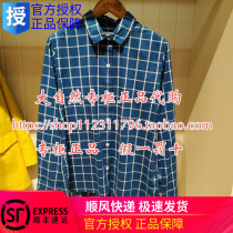 French AIGLE AIGLE girl spring and summer 2020 DORADILLE CH check long sleeve shirt J301A J301B