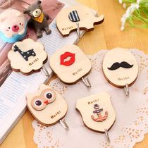 Cute Korean cartoon strong adhesive hook wall adhesive hook strong weighing nail free kitchen scratch hook