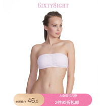 6IXTY8IGHT 68 Official Simple Girl Solid Color Without Steel Ring Tackle Mabra BR05803