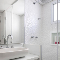 Fish Love Sugar Nordic Minimalist Toilet Glazed Face Brick 300600 Rugged Leaf Brick Kitchen Background Wall Tile