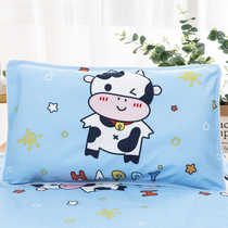 Cotton kindergarten children cartoon pillow cover 30x50cm baby baby cotton primary school pillow core single pack