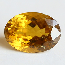 Large 5 42 Claw yellow Bite Oval Bare Stone Color Bright Fire Color Good Inner Containing of Vientiane