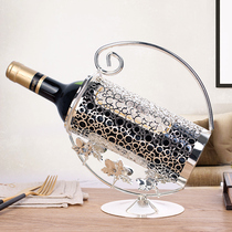 Creative wine rack decoration wine cabinet decoration home wine rack modern simple wine rack model room decoration