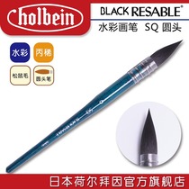 Japanese Hollbein Holbein squirrel hair watercolor pen SQ blue pen mop watercolor pen blue fat man