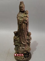 Shown Bao Guanyin Buddha statue home living room with ornaments pure copper Guanyin Bodhisattva