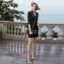 Black suit suit suit women's new self-cultivation skirt fashion style in the summer of 2022