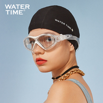 WaterTime frog Dong swimming goggles men and women Big Frame waterproof anti fog HD swimming glasses diving swimming goggles equipment