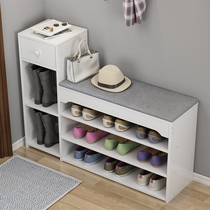 Multi-layer shoe rack easy to enter the door economy shoe cabinet home good-looking storage space can be used to change shoes stool