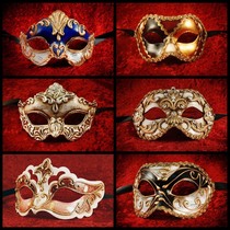 Venice mask handmade mask mens and womens mask anchor Halloween mask Mask Singer singer singer singer mask