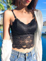 Lace camisole womens anti-light wrap chest underwear with chest pad sexy beauty back bra bra bra