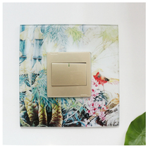 Home decoration Chinese switch stickers personality switch sets wall stickers creative switch socket stickers switch decorative sets