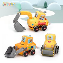 jollybaby Retro Car Model Toy Inertial Car Kids Boys Girls Shatter Resistant 3 Years 2 Years 5 Years Small Large