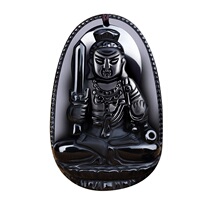 Black Yaoshi Moto Life Buddhas Zodiac Patron Saint God Amitabha Bodhisattva Men And Women Gioguin Kuanyin Pendant A