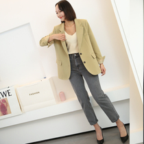 2022 Early spring New Ladies Suit Jacket Casual Loose West Suit Inn Temperament Small Suit Jacket Woman