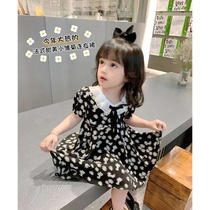 Childrens little Daisy dress baby summer dress foreign girl child princess dress girl chiffon skirt parent-child dress tide