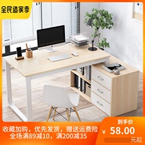 Cransfir Apartment Desk Corner Desk Desktop Home Brief Modern Steel Wood Desk Bedroom Table