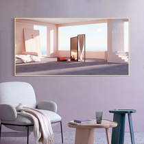 Nordic style living room sofa background wall decorative painting bedroom bedside painting modern simple landscape space feeling mural