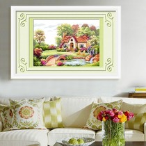 Cross stitch 2021 New thread embroidery living room bedroom own embroidery hand small European simple embroidery novice beginner