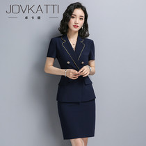 High-end professional suit female Xia Xin's fashion temperament white-collar workers' work clothes on formal occasions