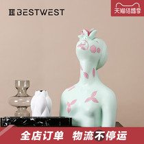 BEST WEST Playboy Teenage Artwork Pendulum designer creative home TV cabinet Decorative Furnishing Light Extravaganza