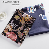 Professional yoga mat Natural rubber Non-slip Foldable Portable machine wash Ultra-thin Travel Widened Yoga mat