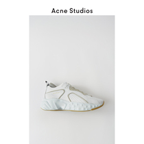 Acne Studios Mens Shoes Rockaway Vintage Square Head Sneakers White Daddy Shoes BD0002-100
