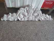 1 m * 30cm plaster flower door head background wall decorative horns
