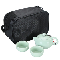 Ceramic travel Kung Fu tea set Household simple portable teapot teacup business gift custom logo