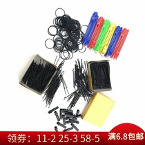 Korean hair jewelry Steel wire small hair clip U-shaped clip shape fine hair card plate Hair duckbill clip headdress small black clip edge clip