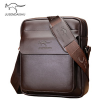 Giant Son Kangaroo New Genuine Leather Mens Bag Slanted Satchel mens bag Single shoulder bag Bull Leather Business Casual Minimalist Backpack