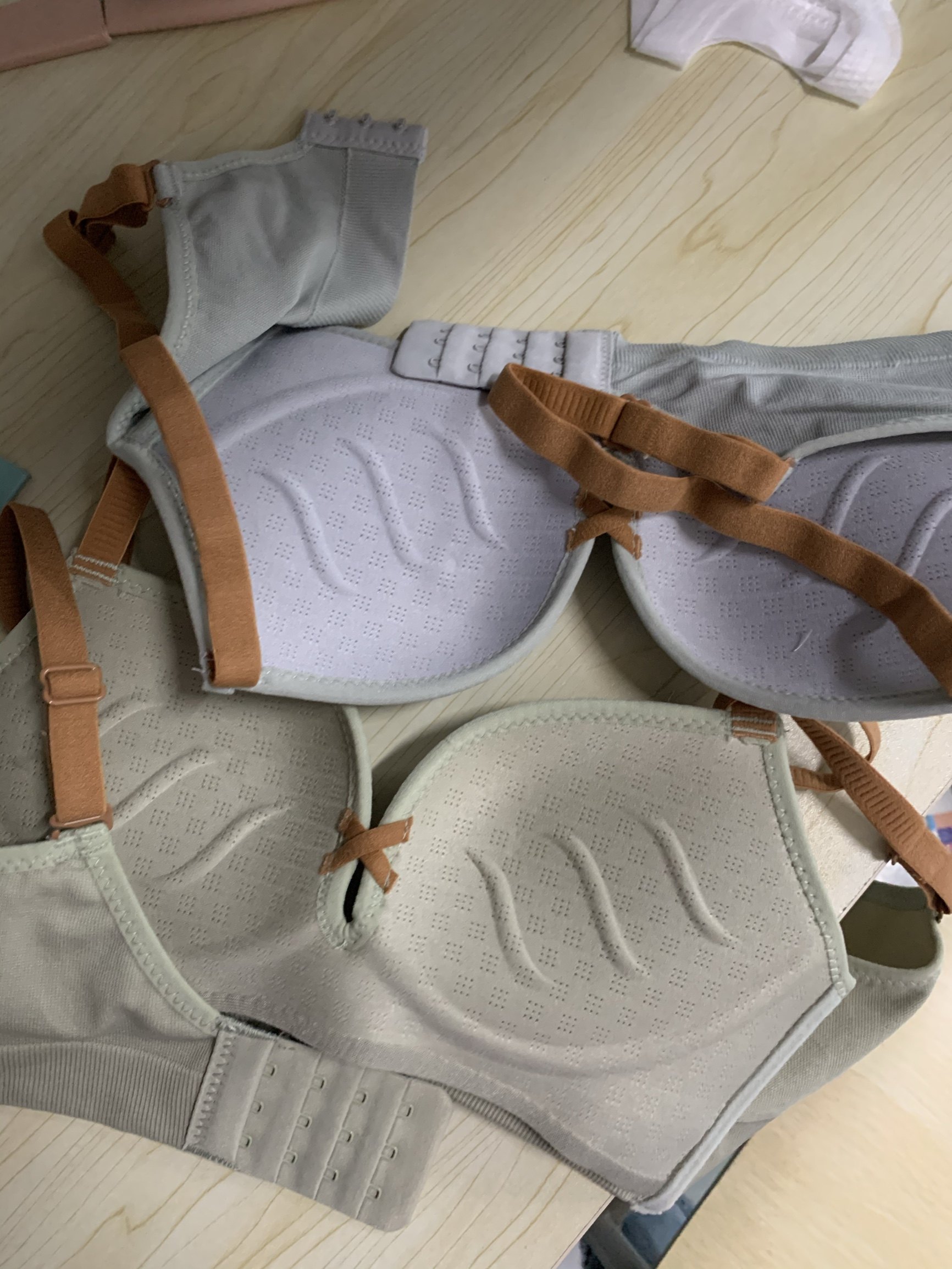 小胸文胸聚拢收副乳上托套装学生高中少女调整型胸罩 - 买家秀图片