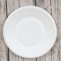 Childrens disposable handmade art paper tray kindergarten drawing material color creative white paper dish baby painting