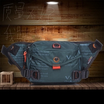 Multifunctional running fanny pack Mens mini waterproof sports bag Canvas chest bag Crossbody outdoor travel oblique shoulder cross bag