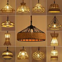 loft creative water pipe hemp rope chandelier Hair salon ktv box window light Leisure bar Japanese dining chandelier Yichuang