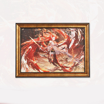 (Lily Sword and Expeditions) Yangyans Wing-Decorative Hanging Paintings Treasured Game Perimeter Physical Pre-sale