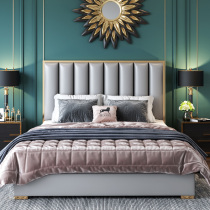 American Bedside Board Nordic Light Extravagant Bed Backrest Master Bedroom Modern Minimalist Creative Fashion Hotel Guesthouse Double bed screen